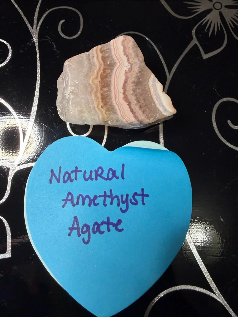 Pink amethyst agate RARE FIND NWT